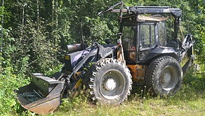 backhoe, by Antti Leppänen